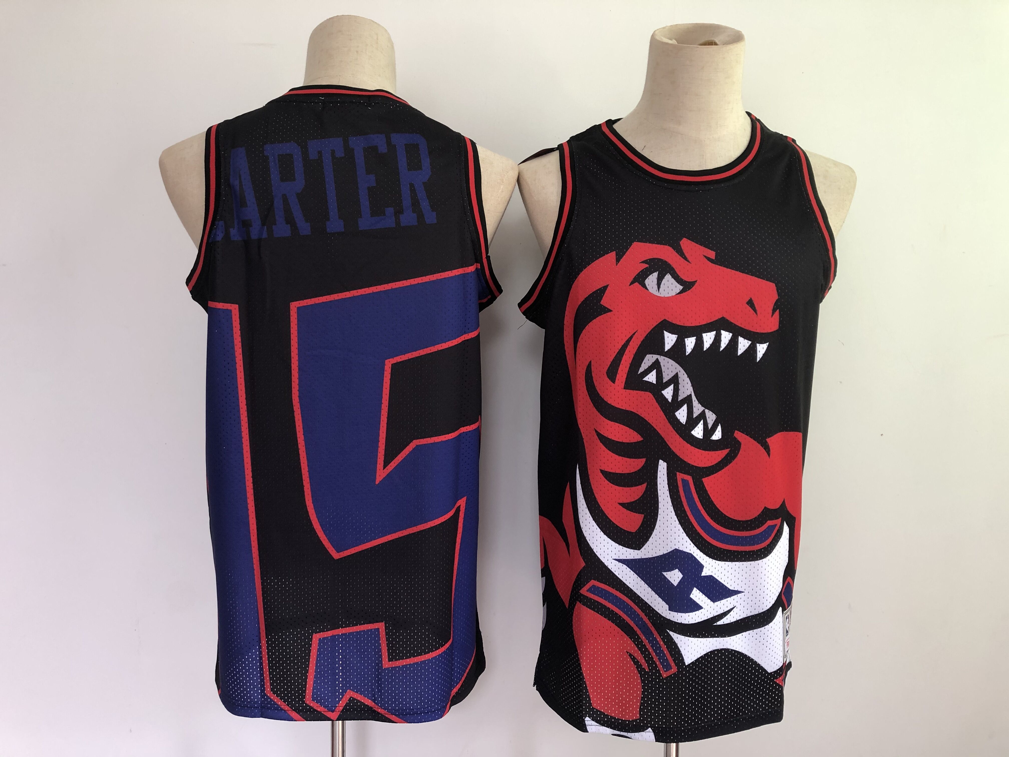 2021 Men Toronto Raptors #15 Carter Black big face NBA Jersey
